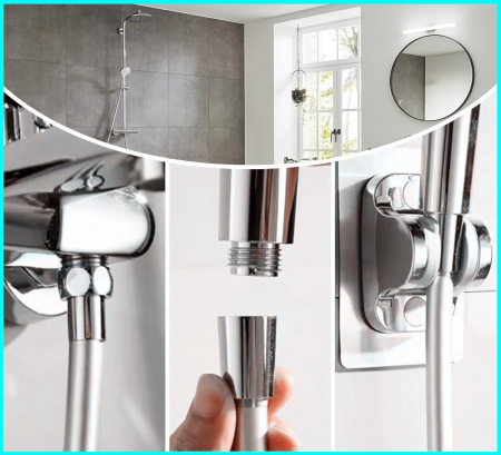 Furtun siliconic multistrat de dus argintiu 2 m [3]