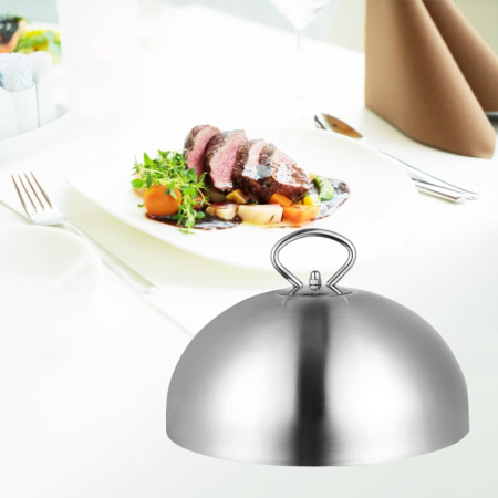 Capac alimentar din oțel inoxidabil 26x13 cm [5]
