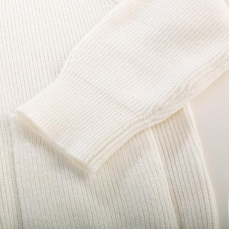 Cardigan, bluza tricotata cu maneci lungi si fermoar dublu pentru fete 7 ani [5]