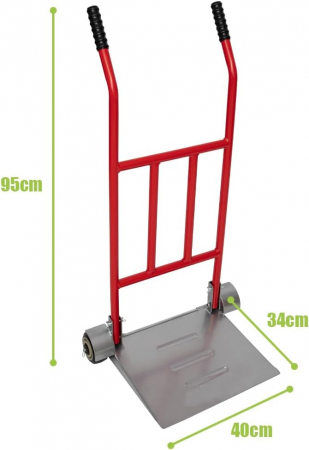 Carucior vertical pentru transport ghivece, butoaie, voluminoase [1]