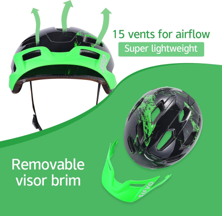 Casca de bicicletă pentru copii reglabilă, marime 50-57 cm [1]