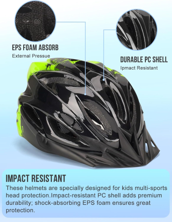 Casca de bicicletă pentru copii reglabilă, marime M (54–59 cm) [1]