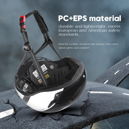 Cască Bicicletă pentru Adulți, MTB/Road, CE, Vizieră Magnetică Detașabilă UV400, Reglabilă 57-61 cm, 7 Ventilații, 230 g [5]