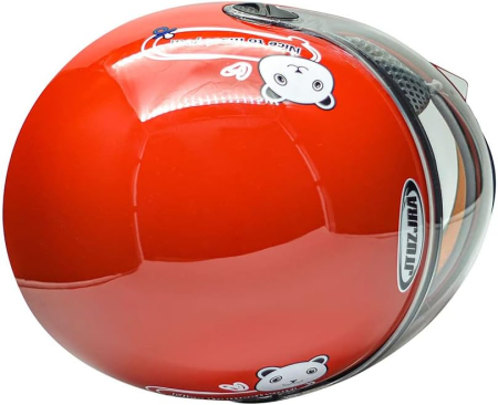 Cască Moto Copii ZJRA, Tip Open Face, ABS, Vizieră, 53 cm [3]