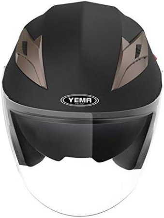 Casca neagra de protectie pentru motocicleta, scuter, dubla viziera marimea XL [2]