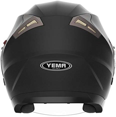 Casca neagra de protectie pentru motocicleta, scuter, dubla viziera marimea XL [4]