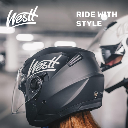 Cască Moto Mărimea L W-001, ECE 22.05, Vizieră Dublă, ABS + EPS, 1200 g [4]