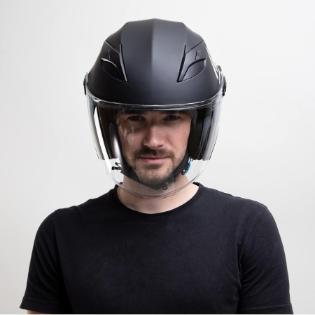 Cască Moto Mărimea L W-001, ECE 22.05, Vizieră Dublă, ABS + EPS, 1200 g [5]