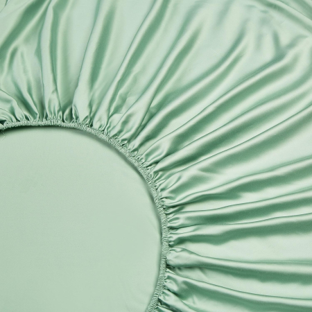 Cearsaf de pat verde, cu fermoar, 140x200 cm + inaltimea bazei 25-30 cm [6]