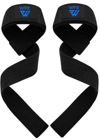 ACCESORII FITNESS - Chingi pentru ridicare de greutati cu căptușeală din neopren – Negru