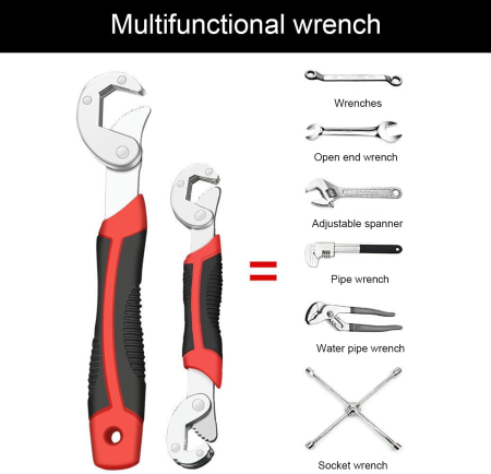 Chei reglabile universale pentru uz gospodaresc, mecanica, set 2 bucati [4]
