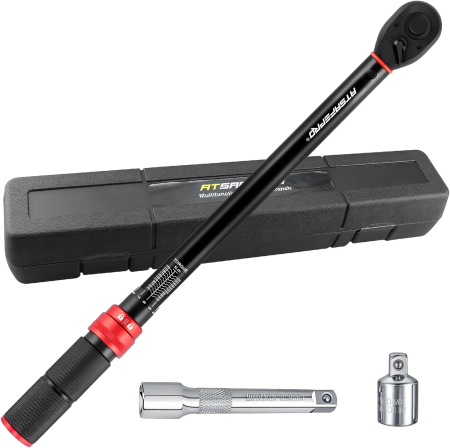 SCULE AUTO - Cheie Dinamometrică 1/2", 20-230 Nm, Precizie ±3%, Reversibilă, Set 3 Piese