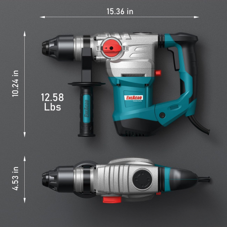 Ciocan demolator 1-1/4 Inch SDS-Plus 13 Amp, 820RPM, 1500W, picamer [6]