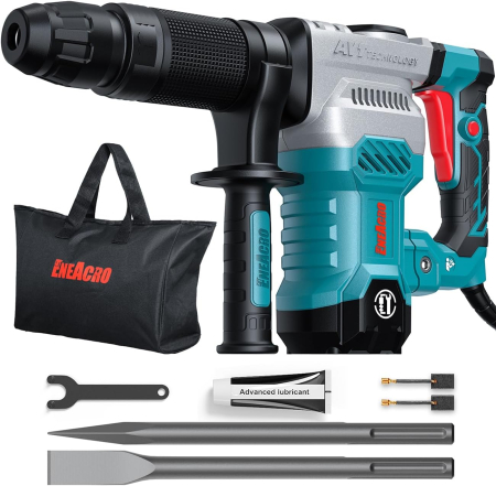 Masini de gaurit si insurubat - Ciocan Demolator 0845MB, 1300W, 20J, SDS-MAX, 5,8 kg, Mâner 360°, 2 Dălți