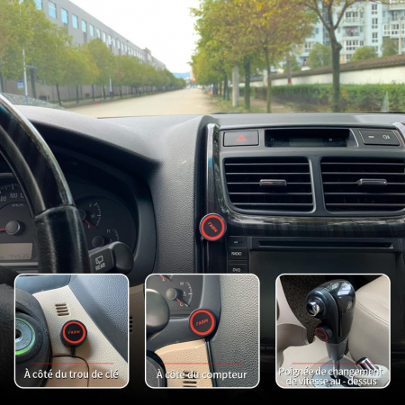 Claxon suplimentar pentru masini clasice, tonuri argint [5]