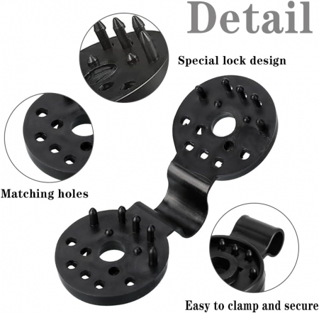 Cleme din plastic pentru fixare prelata de umbrire 40x55mm, set 60 bucati [2]