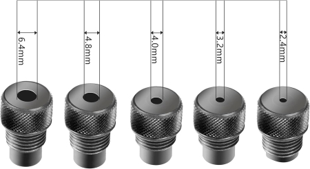 Cleste pentru nituri 5 duse interschimbabile 2.4 | 3.2 | 4,0 | 4,8 | 6,4 mm [7]