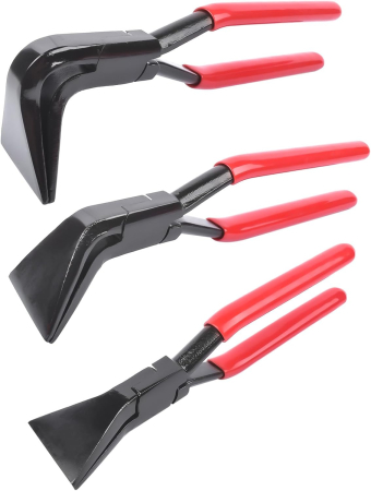 Set de 3 clesti pentru indoit tabla, manere antiderapante 330 mm, otel carbon [1]