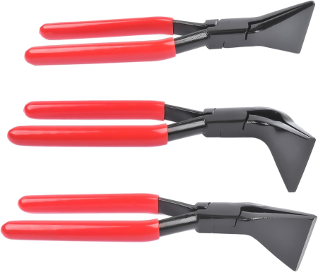 SCULE - Set de 3 clesti pentru indoit tabla, manere antiderapante 330 mm, otel carbon