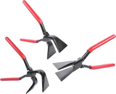 Set de 3 clesti pentru indoit tabla, manere antiderapante 330 mm, otel carbon [5]