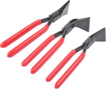 Set de 3 clesti pentru indoit tabla, manere antiderapante 330 mm, otel carbon [7]