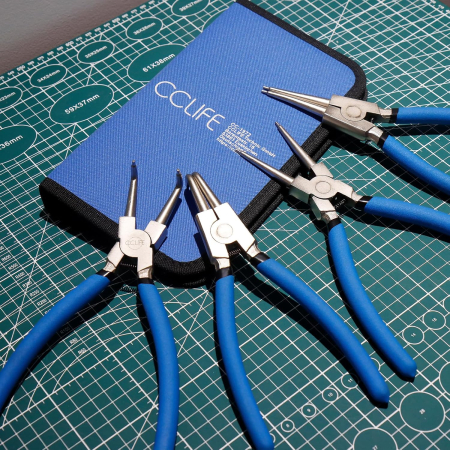 Clesti 4 bucati 225  mm pentru sigurante elastice interior/exterior [5]