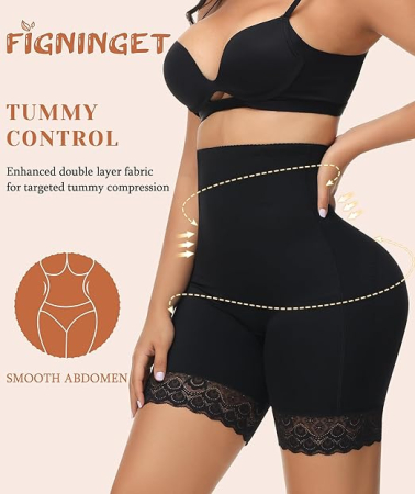 Pantaloni modelatori pentru femei, negri M [1]