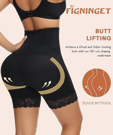 Pantaloni modelatori pentru femei, negri M [2]