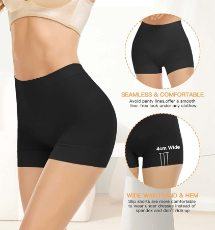 Colanti elastici scurti pentru sport femei, negri, 2 bucati  S [2]