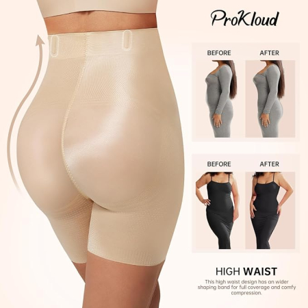 Colanti elastici scurti pentru sport femei, bej, 3XL [3]