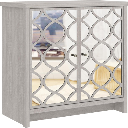 Comoda din MDF, 2 usi 2 rafturi interioare, 39,8 x 79,0 x 77,6 cm – Stejar gri prăfuit [8]