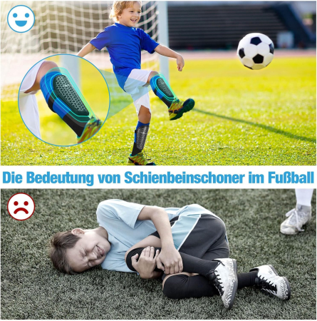 Aparatori de fotbal copii sau adulti, protectii pentru tibii, curele reglabile, marimea L [3]