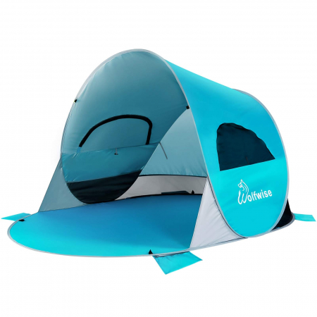 Corturi camping - CORT PLAJA 3/4PERSOANE ALBASTRU
