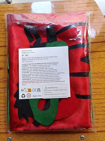 Costum de supererou, pelerine și măști pentru copii de la 3 la 9 ani, 2 seturi [5]