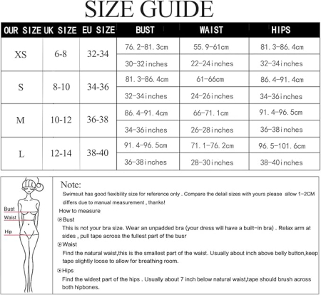 Costum de baie din 2 piese pentru femei, model floral M [4]