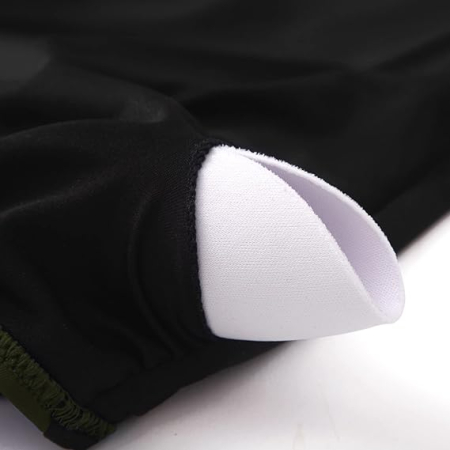 Costum de baie femei dintr-o bucata, cu decolteu în V, Verde/negru XL [6]