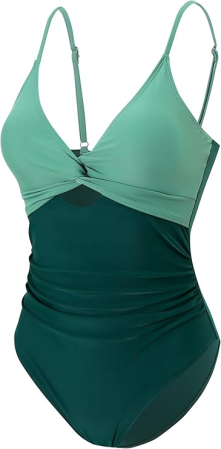 Costum de baie femei dintr-o bucata, elastic, cu uscare rapida, XL [4]