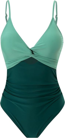 Costum de baie femei dintr-o bucata, elastic, cu uscare rapida, XL [3]