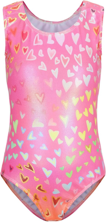 Echipamente sportive copii - Costum de gimnastica dintr-o bucata pentru fete 10 ani