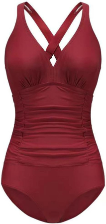 COSTUME BAIE FEMEI - Costum de baie pentru femei, visiniu XL