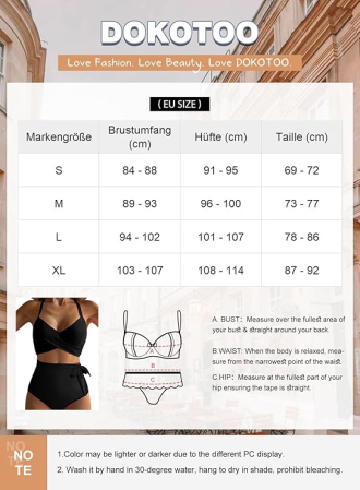 Costum de baie talie inalta din 2 bucati pentru femei, galben/verde XL [5]