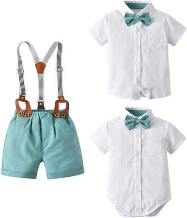 Costum lejer pentru baieti, ideal evenimente, 2 piese, 1-2 ani, 90 cm [1]