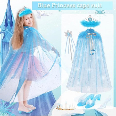 Costum printesa Elsa cu accesorii 3-6 ani [1]