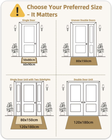 Covoraș aspru de intrare, anti-alunecare, herringbone – Taupe 60x90cm [1]