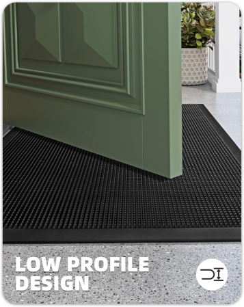 Covoraș flexibil de intrare, din cauciuc natural, anti-alunecare, 122 x 91,5 x 1,5 cm [2]