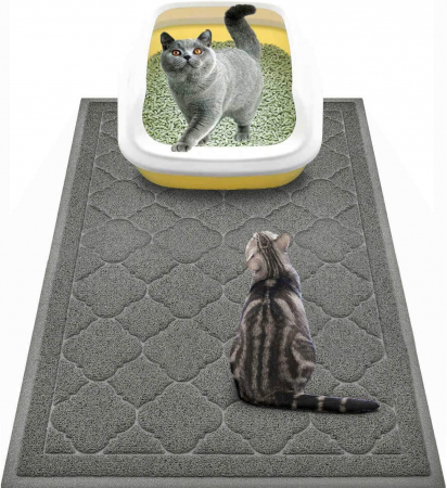 Accesorii litiere - Covoras asternut pentru pisici, antiderapant, rezistent la urina, lavabil 60x90 cm