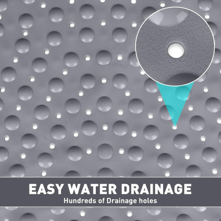 Covoraș de duș anti-alunecare 70x70 cm, semirotund [3]