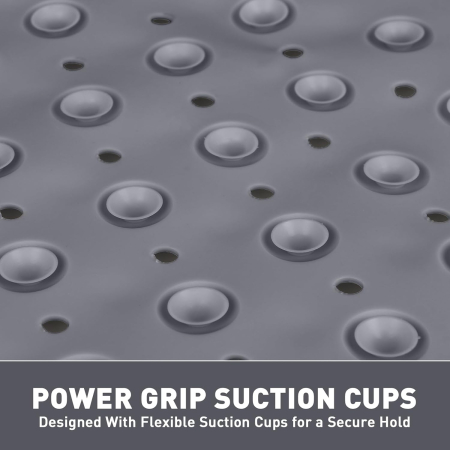 Covoraș de duș anti-alunecare 70x70 cm, semirotund [4]