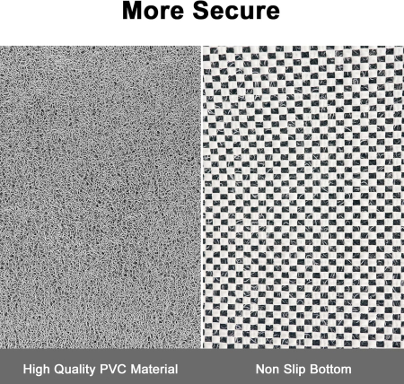 Covoraș gri de duș anti-alunecare cu orificii de scurgere 40x100 cm [2]