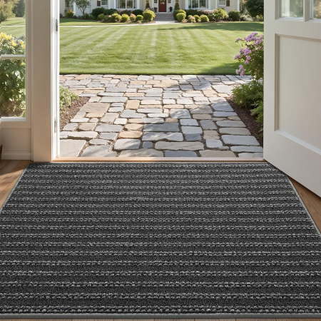 Covoraș aspru de intrare, anti-alunecare, gri 43,5 x 75 cm [7]
